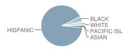 Vermont Elementary School Student Race Distribution