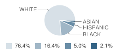 Grover Elementary School Student Race Distribution