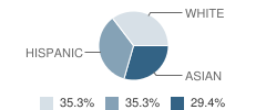Arizona International Academy Student Race Distribution