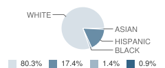 St Anselm Elementary School Student Race Distribution