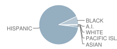 Lionel Wilson College Preparatory Academy (Charter) Student Race Distribution
