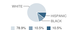 Community High (Continuation) School Student Race Distribution