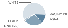 Rose Drive Elementary School Student Race Distribution