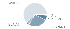 Mira Monte High (Alternative) School Student Race Distribution