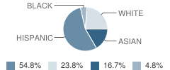 Temple City Community Learning Centre (Continuation) School Student Race Distribution