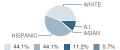 South Valley High (Continuation) School Student Race Distribution