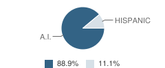 Keith B. Bright High (Juvenile Hall) School Student Race Distribution