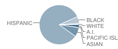 Spanos (Alex G.) Elementary School Student Race Distribution