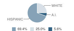 Dickens (Billy Joe) High (Continuation) School Student Race Distribution