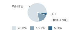 Independence High (Continuation) School Student Race Distribution