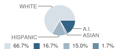 Pacific Coast High (Continuation) School Student Race Distribution