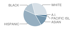 Robertson High (Continuation) School Student Race Distribution