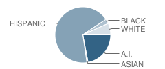 Mountain Vista High (Continuation) School Student Race Distribution