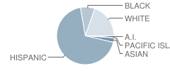 Yosemite High (Continuation) School Student Race Distribution