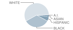 Meredith (Everett ) Middle School Student Race Distribution