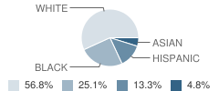 Dupont (Alexis I.) High School Student Race Distribution