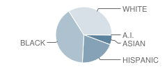 Grove Park Elementary School Student Race Distribution