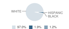 Atlantic High School Student Race Distribution