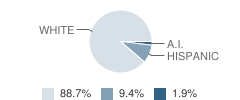 Franklin County (Alternative) High School Student Race Distribution