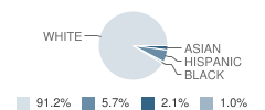 Lemont Township (Twp) High School Student Race Distribution