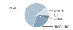 Coronado Middle School Student Race Distribution