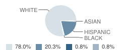Rolla High (9-12) School Student Race Distribution