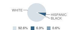 Valley Heights High School (Junior / Senior) Student Race Distribution