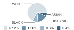 Parker Avenue School Student Race Distribution