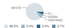 White Bear Transition Plus Program School Student Race Distribution