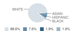 Elkhorn Valley High School Student Race Distribution