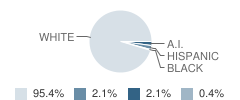 Southern Valley High School (Junior / Senior) Student Race Distribution