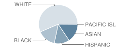 Galloway Township (Twp) Middle School Student Race Distribution