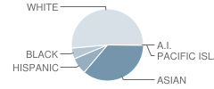 Central Middle School Student Race Distribution