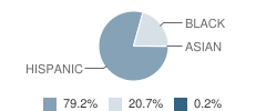 Middle School (M.s.) 390 Student Race Distribution