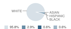 C.r. Weeks Elementary School Student Race Distribution