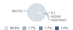 Delaware Academy High School Student Race Distribution