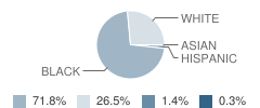 Perrin Woods Elementary School Student Race Distribution
