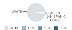 Crestview High School Student Race Distribution