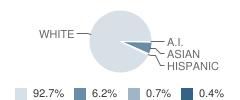 Sowams Elementary School Student Race Distribution
