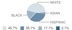 Farley Middle School Student Race Distribution