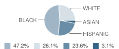 Richard Milburn Alternative High School (Killeen) Student Race Distribution