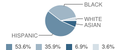 Edison Middle School Student Race Distribution