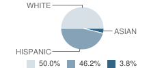 Davis Jr High School (Alternative) Student Race Distribution